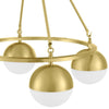 Home Decorators Collection 43779-HBO Lámpara Colgante Palla Dorada 4 Luces | MiOfertas