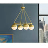 Home Decorators Collection 43779-HBO Lámpara Colgante Palla Dorada 4 Luces | MiOfertas