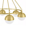 Home Decorators Collection 43780-HBO Lámpara Colgante Palla 6 Luces Oro | MiOfertas