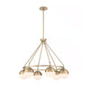 Home Decorators Collection 43780-HBO Lámpara Colgante Palla 6 Luces Oro | MiOfertas