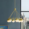 Home Decorators Collection 43780-HBO Lámpara Colgante Palla 6 Luces Oro | MiOfertas