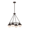 Home Decorators Collection 43779-HBB Palla Lámpara Colgante 4 Luces Globo Negro | MiOfertas