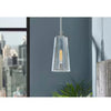 Home Decorators Collection HB3658-326 Lámpara Colgante Níquel Pulido 1 Luz Vidrio Ahumado | MiOfertas