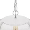 Home Decorators Collection HB3697-326 Lámpara Colgante Níquel Pulido con Pantalla de Vidrio Ahumado | MiOfertas