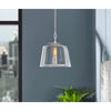 Home Decorators Collection HB3697-326 Lámpara Colgante Níquel Pulido con Pantalla de Vidrio Ahumado | MiOfertas