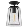Home Decorators Collection HB3698-05 7" Lámpara Techo Semihundida Negra Moderna | MiOfertas