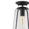 Home Decorators Collection HB3698-05 7" Lámpara Techo Semihundida Negra Moderna | MiOfertas