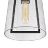 Home Decorators Collection HB3698-05 7" Lámpara Techo Semihundida Negra Moderna | MiOfertas