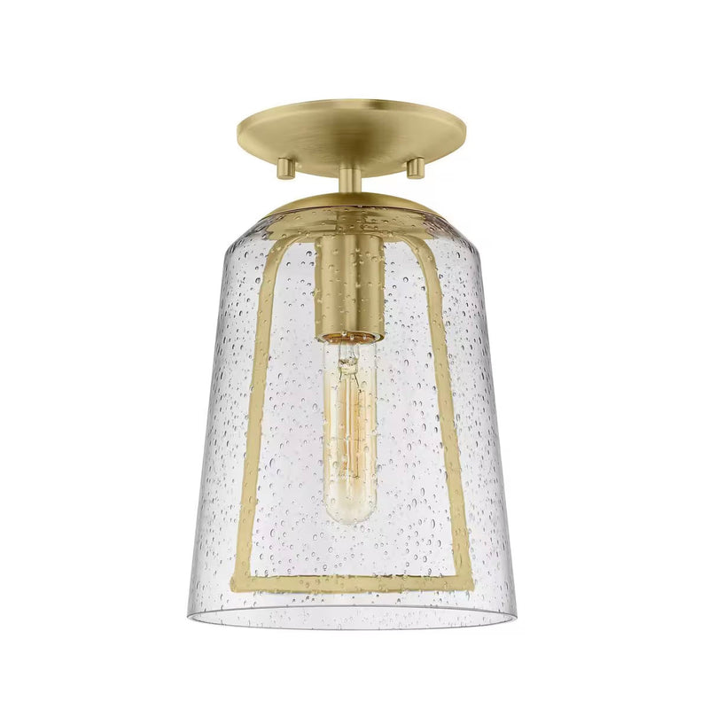 Home Decorators Collection HB3698-338 7" Lámpara de Techo Semi Empotrada Oro Cepillado | MiOfertas