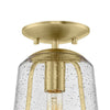 Home Decorators Collection HB3698-338 7" Lámpara de Techo Semi Empotrada Oro Cepillado | MiOfertas