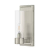 Home Decorators Collection HB3696-35 5" Lámpara de Pared Níquel Cepillado Vidrio Claro | MiOfertas