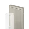 Home Decorators Collection HB3696-35 5" Lámpara de Pared Níquel Cepillado Vidrio Claro | MiOfertas