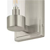 Home Decorators Collection HB3696-35 5" Lámpara de Pared Níquel Cepillado Vidrio Claro | MiOfertas