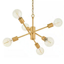 Fife 6-Light Aged Brass Sputnik Chandelier - 1007602727