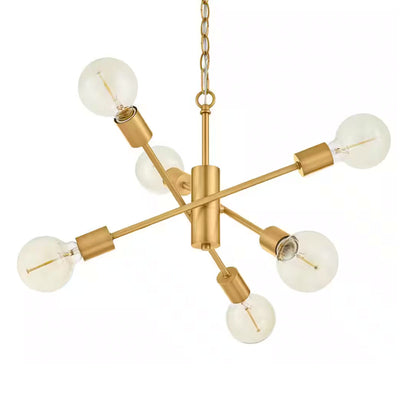 Home Decorators Collection HD-1685AGB Lámpara Sputnik Latón Envejecido 6 Luces | MiOfertas