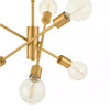 Home Decorators Collection HD-1685AGB Lámpara Sputnik Latón Envejecido 6 Luces | MiOfertas