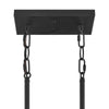 Hampton Bay HD-1861-4PBNBK Lámpara Colgante Isla Níquel Cepillado y Negro Mate | MiOfertas