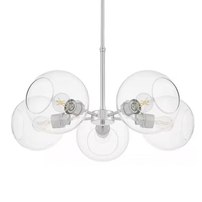 Hampton Bay HD-1861-5CH Lámpara Colgante Vista Heights 5 Luces Cromo Pulido | MiOfertas