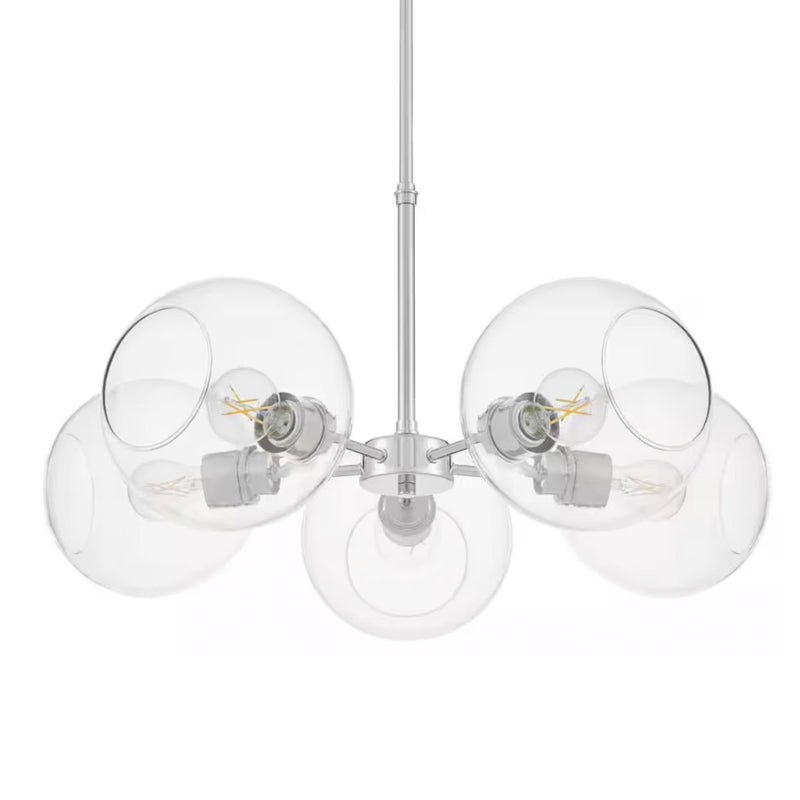 Hampton Bay HD-1861-5CH Lámpara Colgante Vista Heights 5 Luces Cromo Pulido | MiOfertas