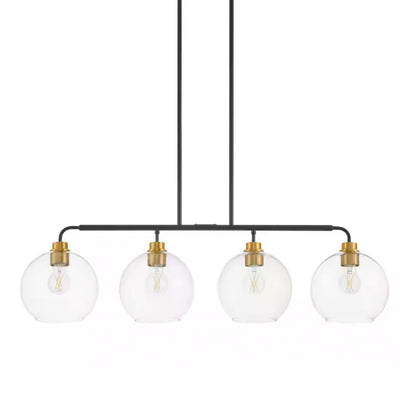 Hampton Bay HD-1861-4PABZB Lámpara Colgante Isla 4 Luces Bronce Envejecido | MiOfertas