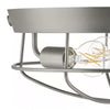 Hampton Bay DSHD19522FL1 15.75" Lámpara Techo Níquel Antiguo Jaula Abierta | MiOfertas