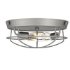 Hampton Bay DSHD19522FL1 15.75" Lámpara Techo Níquel Antiguo Jaula Abierta | MiOfertas