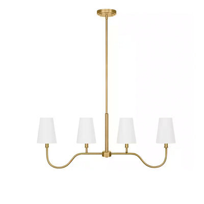 Hampton Bay 24129-003 Lámpara Colgante de Isla Latón Antiguo 4 Luces | MiOfertas
