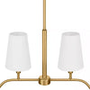Hampton Bay 24129-003 Lámpara Colgante de Isla Latón Antiguo 4 Luces | MiOfertas