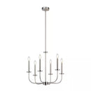 Tilden 6-Light Brushed Nickel Chandelier - 1008016098