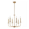 Hampton Bay KSH9106AX-01 Lámpara de Araña Tilden 6 Luces Oro Antiguo | MiOfertas