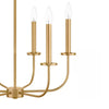 Hampton Bay KSH9106AX-01 Lámpara de Araña Tilden 6 Luces Oro Antiguo | MiOfertas