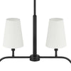 Hampton Bay 24129-002 Lámpara Colgante Isla Negra Mate 4 Luces | MiOfertas