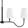 Hampton Bay 24129-002 Lámpara Colgante Isla Negra Mate 4 Luces | MiOfertas