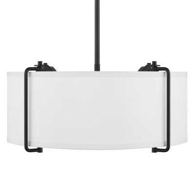 Home Decorators Collection HD19546P1 Lámpara Colgante Brookley Negra Mate 4 Luces | MiOfertas