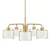 Home Decorators Collection HD19546C Lámpara Araña Brookley Dorada 5 Luces | MiOfertas