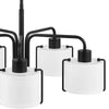 Home Decorators Collection HD19546C1 Lámpara Araña Brookley 5 Luces Negro Mate | MiOfertas