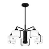 Home Decorators Collection HD19546C1 Lámpara Araña Brookley 5 Luces Negro Mate | MiOfertas