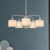 Home Decorators Collection HD19546C2 Lámpara de Araña Brookley Níquel Cepillado 5 Luces | MiOfertas