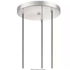 Home Decorators Collection HD19565P4 Lámpara Colgante Bakerston Níquel Pulido 3 Luces | MiOfertas