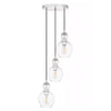 Home Decorators Collection HD19565P4 Lámpara Colgante Bakerston Níquel Pulido 3 Luces | MiOfertas