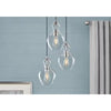 Home Decorators Collection HD19565P4 Lámpara Colgante Bakerston Níquel Pulido 3 Luces | MiOfertas