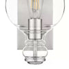 Home Decorators Collection HD19565S1 Lámpara de Pared Níquel Pulido con Vidrio Transparente | MiOfertas