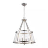 Home Decorators Collection C7082-BN 20" Lámpara Colgante Níquel Cepillado 4 Luces | MiOfertas