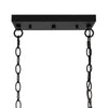 Hampton Bay HD-1907I Lámpara Colgante Isla Lineal Burkepoint 4 Luces Madera Envejecida | MiOfertas
