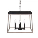 Burkepoint 6-Light Distressed Woodgrain Standard Pendant - 1008228428