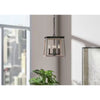 Hampton Bay HD-1905MP Lámpara Colgante Burkepoint 4 Luces Madera Envejecida | MiOfertas