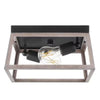Hampton Bay HD-1902-I Lámpara de Techo 2 Luces Burkepoint Grano de Madera | MiOfertas