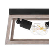 Hampton Bay HD-1902-I Lámpara de Techo 2 Luces Burkepoint Grano de Madera | MiOfertas
