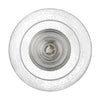 Home Decorators Collection 45093-HBON 9.5" Lámpara de Techo Níquel Cepillado Vidrio Sembrado | MiOfertas