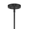 Home Decorators Collection 45326-HBO Jill Lámpara Colgante Negra 3 Luces Vidrio Semillado | MiOfertas